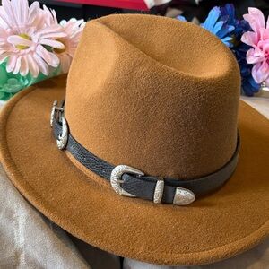 Deep Tan Western Hat